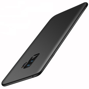 Луксозен силиконов гръб ТПУ ултра тънък МАТ за Samsung Galaxy S9 Plus G965 черен